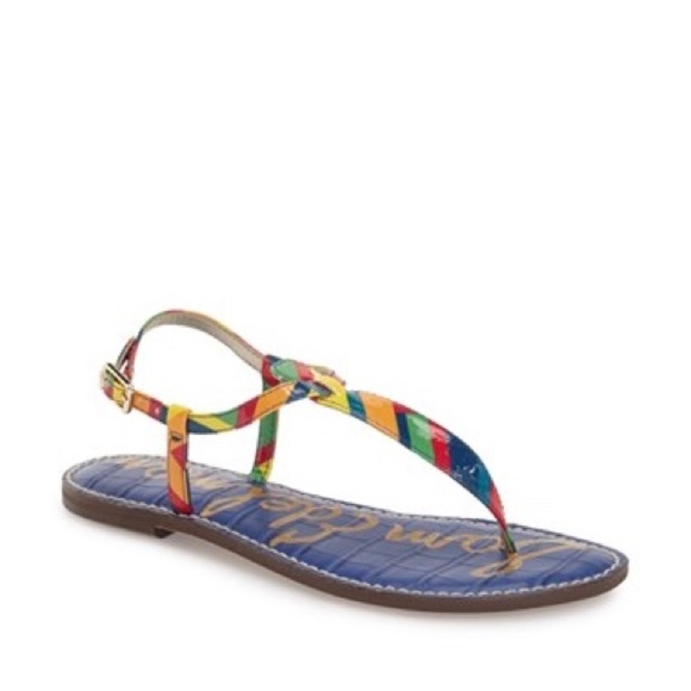NIB Sam Edelman Gigi Rainbow Sandals, 7.5
